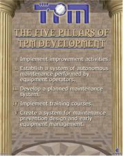 Cover of: 5 Pillars of TPM Development (Poster) by Collin McLoughlin