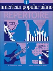 Cover of: American Popular Piano Repertoire book 1