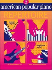 Cover of: American Popular Piano Repertoire Book 2