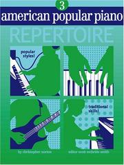 Cover of: American Popular piano Repertoire Book 3