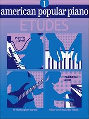 Cover of: American Popular Piano Etudes Book 1