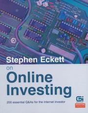 Cover of: Stephen Eckett on Online Investing (Expert Investing)