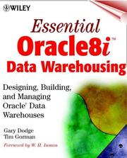 Cover of: Essential Oracle8i Data Warehousing by Gary Dodge, Tim Gorman