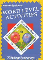 Cover of: How to Sparkle at Word Level Activities (How to Sparkle At...)