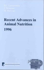 Cover of: Recent Adv in Animal Nutrition