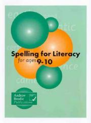 Cover of: Spelling for Literacy for Ages 9-10 (Spelling for Literacy)