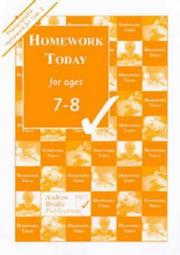 Cover of: Homework Today for Ages 7-8