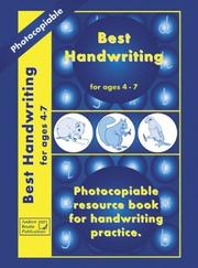 Cover of: Best Handwriting for Ages 4-7 (Best Handwriting)