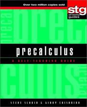 Cover of: Precalculus: A Self-Teaching Guide (Wiley Self-Teaching Guides)
