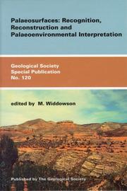 Cover of: Palaeosurfaces:  Recognition, Reconstruction and Paleoenvironmental Interpretation (Geological Society Special Publication No. 120)