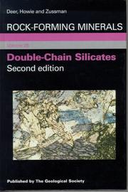 Cover of: Double Chain Silicates (Rock-Forming Minerals) by William Alexander Deer, R. A. Howie, J. Zussman
