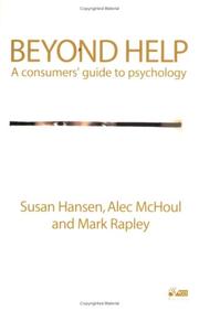 Cover of: Beyond Help by Susan Hansen, Alec McHoul, Mark Rapley