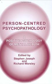 Cover of: Person-centred Psychopathology by 