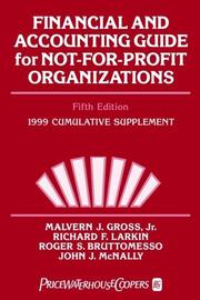 Cover of: Financial and Accounting Guide for Not-For-Profit Organizations