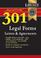 Cover of: 301 Legal Forms, Letters and Agreements (Legal Form Books)