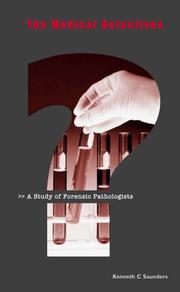 Cover of: The Medical Detectives: a Study of Forensic Pathologists