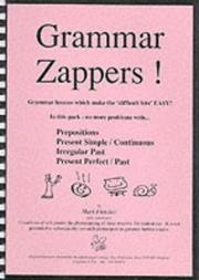 Cover of: Grammer Zappers! (Brain Friendly Resources)