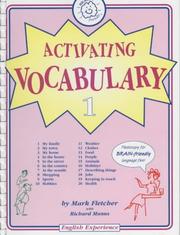 Cover of: Activating Vocabulary by Mark Fletcher, Richard G.A. Munns