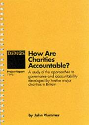 Cover of: How Are Charities Accountable? by John Plummer