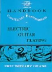 Cover of: London College of Music Handbook for Certificate Examinations in Electric Guitar Grade by Tony Skinner