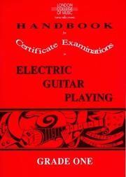 London College of Music Handbook for Certificate Examinations in Electric Guitar by Tony Skinner