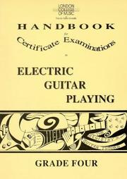 London College of Music Handbook for Certificate Examination in Electric Guitar by Tony Skinner