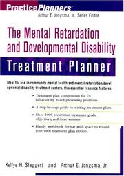 Cover of: The Mental Retardation and Developmental Disability Treatment Planner