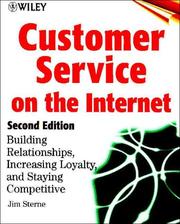 Cover of: Customer service on the Internet: building relationships, increasing loyalty, and staying competitive