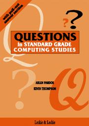 Cover of: Questions in Standard Grade Computing Studies