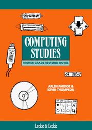 Cover of: Higher Grade Computing Studies Revision Notes