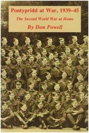 Cover of: Pontypridd at War, 1939-45