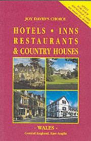 Cover of: Hotels, Inns, Restaurants and Country Houses (Joy David's Choice)