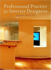 Cover of: Professional Practice for Interior Designers by Christine M. Piotrowski, Christine M. Piotrowski