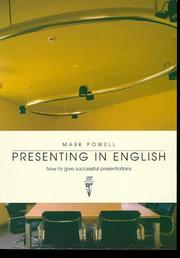 Cover of: Presenting in English: How to Give Successful Presentations