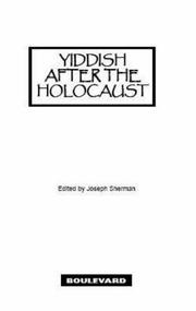 Cover of: Yiddish After The Holocaust