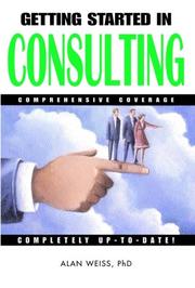 Cover of: Getting Started in Consulting by Alan Weiss