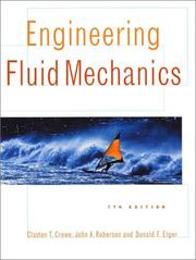 Cover of: Engineering fluid mechanics | C. T. Crowe