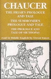 Cover of: The Friar's Prologue and Tale (Geoffrey Chaucer - the Canterbury Tales)