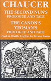Cover of: The Second Nun's Prologue and Tale (Geoffrey Chaucer - the Canterbury Tales)