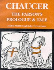Cover of: The Parson's Prologue and Tale (Geoffrey Chaucer - the Canterbury Tales)