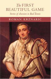 Cover of: The First Beautiful Game by Roman Krznaric