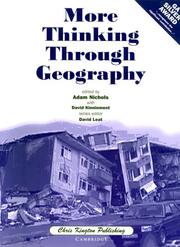 Cover of: More Thinking Through Geography