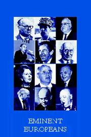 Eminent Europeans by Martyn Bond, Julie Smith, Wallace, William