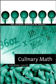 Cover of: Culinary Math by Linda Blocker, the Culinary Institute of America, Julia Hill