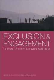 Exclusion and engagement by Christopher Abel