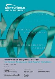 Cover of: Softworld Buyers' Guide to Human Resources and Payroll Solutions (Softworld Buyers' Guides) by Tracy Hart