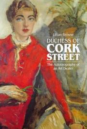 Cover of: Duchess of Cork Street: The Autobiography of an Art Dealer