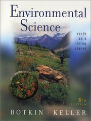 Cover of: Environmental science by Daniel B. Botkin