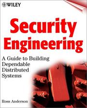 Cover of: Security Engineering by Ross J. Anderson, Ross Anderson