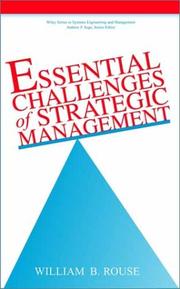 Cover of: Essential Challenges of Strategic Management